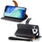 For iPhone 18 Pro Max / 17 Pro Max Case RFID Blocking Zipper Pocket Leather Wallet Phone Cover with Strap - Black - 3
