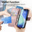 For iPhone 18 Pro Max / 17 Pro Max Case with Strap Butterfly Pattern PU Leather Wallet Phone Cover - Rose Gold - 7