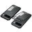 For Google Pixel 10 Pro XL Matte Case Aluminium Alloy + PC Phone Cover Pop-Up Snap Lock - Black - 1