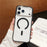 For iPhone 17 Pro Max Magnetic Case High Transparency PC + TPU Phone Back Cover - Transparent Black - 2
