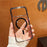 For iPhone 17 Pro Max Magnetic Case High Transparency PC + TPU Phone Back Cover - Transparent Black - 4