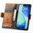 CASENEO For iPhone 18 Pro Max / 17 Pro Max Phone Cases PU Leather Cover Stand with RFID Blocking Wallet - Khaki - 2