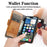 CASENEO For iPhone 17 Phone Cases PU Leather Cover Stand with RFID Blocking Wallet - Khaki - 4