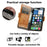 CASENEO For iPhone 17 Phone Cases PU Leather Cover Stand with RFID Blocking Wallet - Khaki - 5