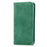 For iPhone 17 Leather Case with Card Holder Magnetic Absorption Phone Cover - Green - 7
