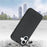 For iPhone 16 Case Carbon Fiber Texture PU Leather + PC + TPU Phone Cover - Black - 6