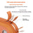 For iPhone 17 Pro Max Case Compatible with MagSafe TPU + PC Precise Coutout Phone Cover - Orange - 5