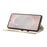 For Samsung Galaxy S25 Edge Case Suction Cup PU Leather Wallet Phone Cover with Straps - Beige - 3