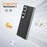For Samsung Galaxy Z Fold4 5G Case Kickstand Hard PC Phone Cover (without Screen Protector) - Black - 6