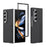 For Samsung Galaxy Z Fold3 5G Case Kickstand Hard PC Phone Cover (without Screen Protector) - Black - 2