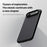 NILLKIN Frosted Shield Pro for iPhone Air Case Compatible with MagSafe PC + TPU Phone Cover - Black - 6