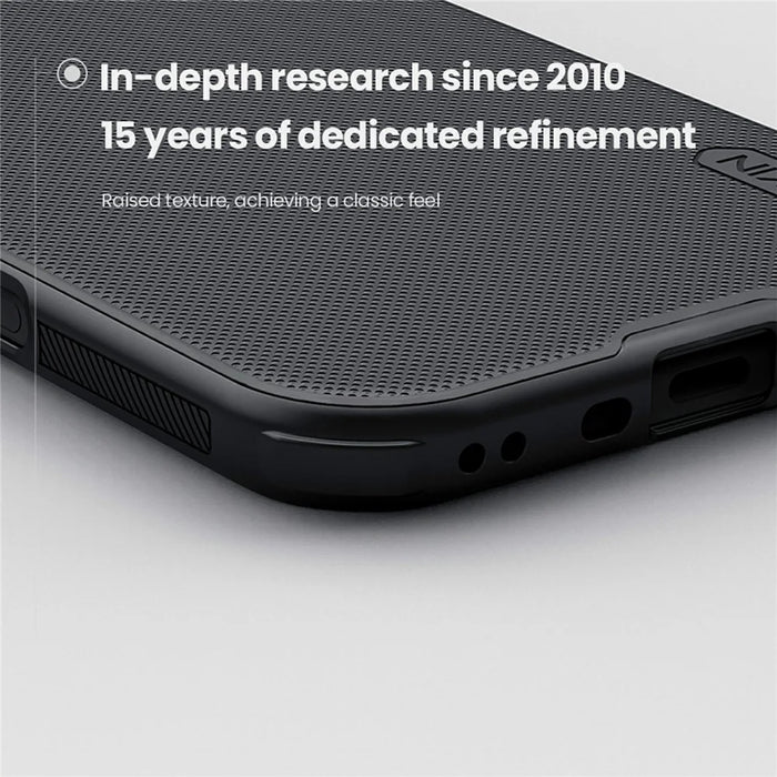 NILLKIN Frosted Shield Pro for iPhone Air Case Compatible with MagSafe PC + TPU Phone Cover - Black - 7