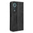 For TECNO Pova Curve 5G LJ8k Leather Case Wallet Stand Retro Texture Phone Cover - Black - 7