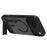 LEREACH Le-Chic Series for iPhone 17 Pro Max Case TPU + PC Kickstand Phone Cover Compatible with MagSafe - Black - 2