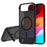 LEREACH Le-Chic Series for iPhone Air Case TPU + PC Kickstand Phone Cover Compatible with MagSafe - Black - 1