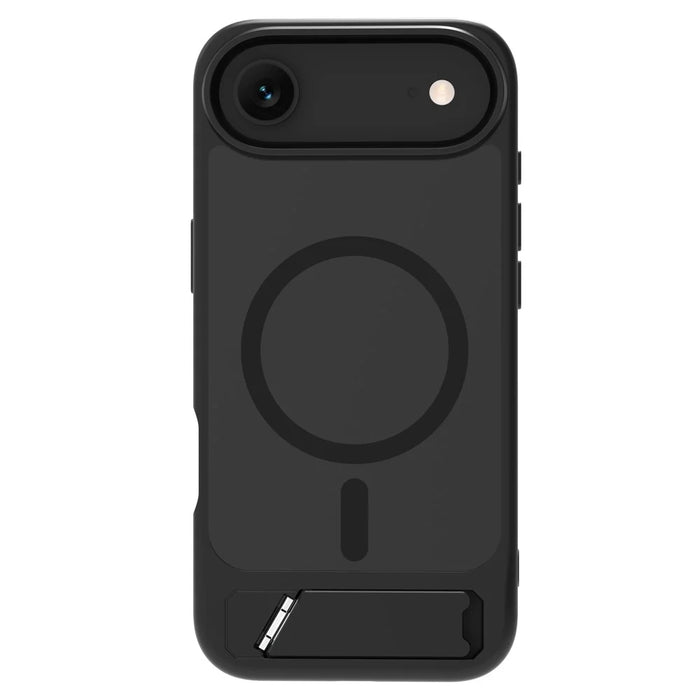 LEREACH Le-Chic Series for iPhone Air Case TPU + PC Kickstand Phone Cover Compatible with MagSafe - Black - 2