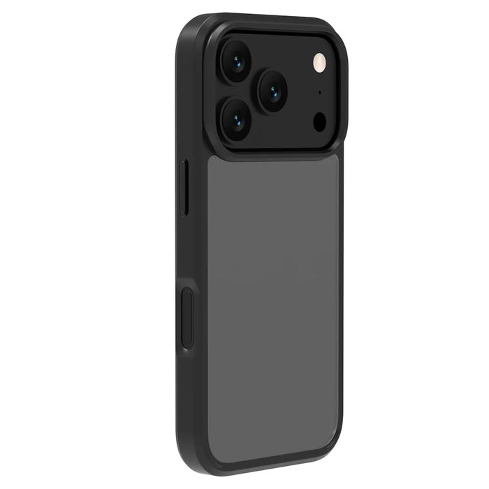LEREACH TOC Series for iPhone 17 Pro Case TPU + Acrylic Phone Cover - Black - 4
