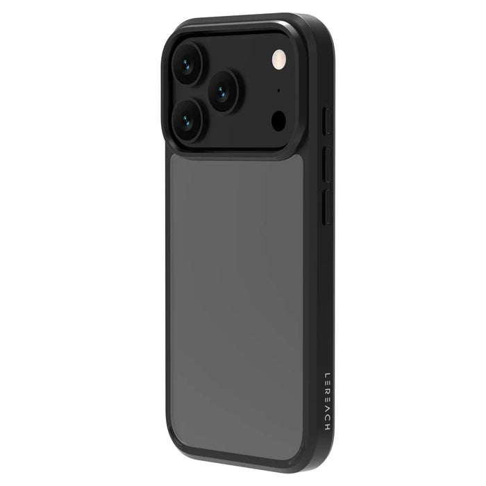 LEREACH TOC Series for iPhone 17 Pro Case TPU + Acrylic Phone Cover - Black - 6