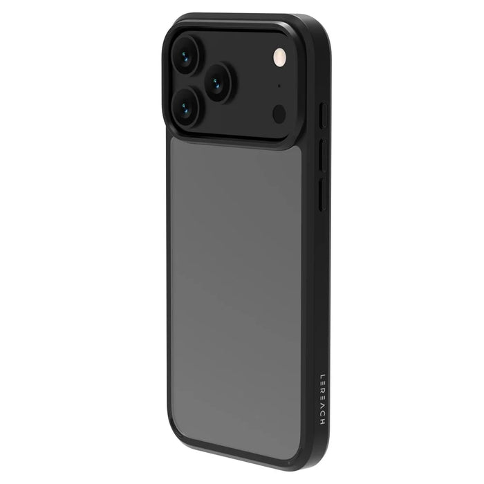LEREACH TOC Series for iPhone 17 Pro Max Case TPU + Acrylic Phone Cover - Black - 6
