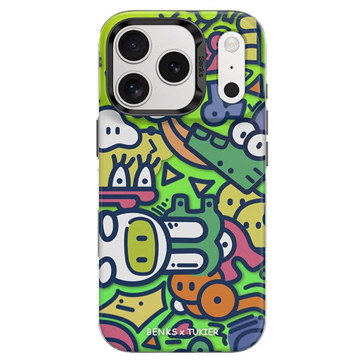 BENKS D1 for iPhone 17 Pro Max Magnetic Case Cartoon Pattern TPU TPE PC Phone Cover Compatible with MagSafe - Fantasy World - 2