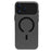 LEREACH TOC Series for iPhone 17 Pro Max Case Flowing Grid PC Phone Cover Compatible with MagSafe - Black - 2