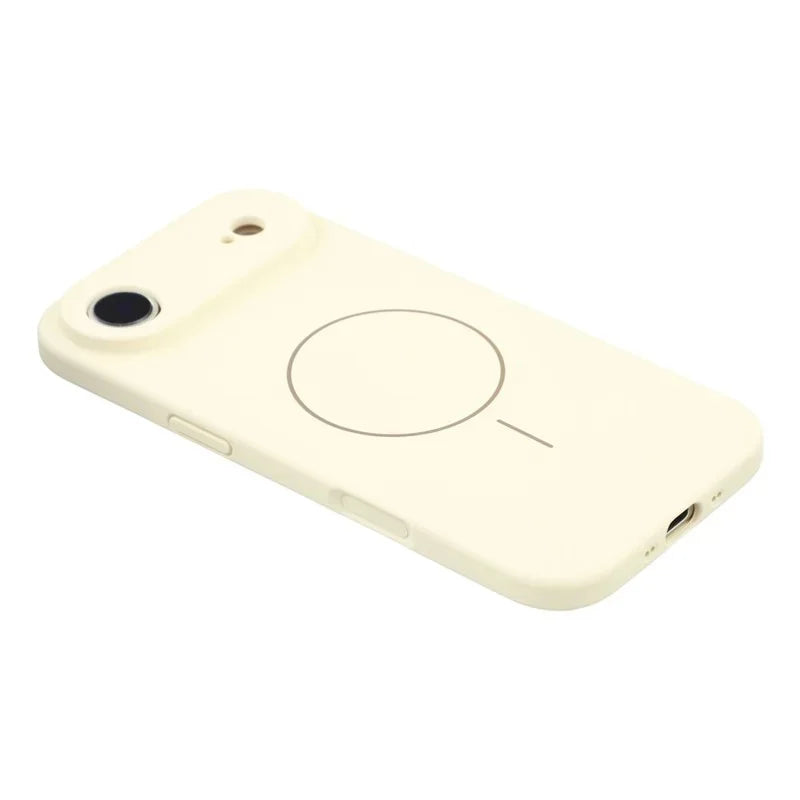 WANLONFENG For iPhone Air Case with 2pcs Screen Films  XQ1 Series TPU Liquid Silicone Precise Cutout Phone Cover Compatible with MagSafe - White - 3
