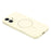 WANLONFENG For iPhone 17 Case with 2pcs Screen Films  XQ1 Series TPU Liquid Silicone Precise Cutout Phone Cover Compatible with MagSafe - White - 3