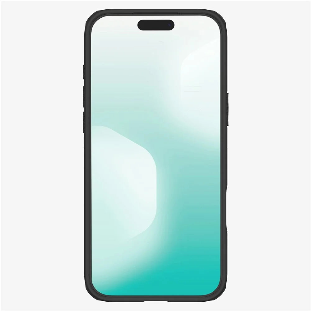 NILLKIN Super Frosted Shield Pro for iPhone 18 Pro Max / 17 Pro Max Magnetic Case Matte PC TPU Clear Black Phone Back Cover - Transparent Black - 4