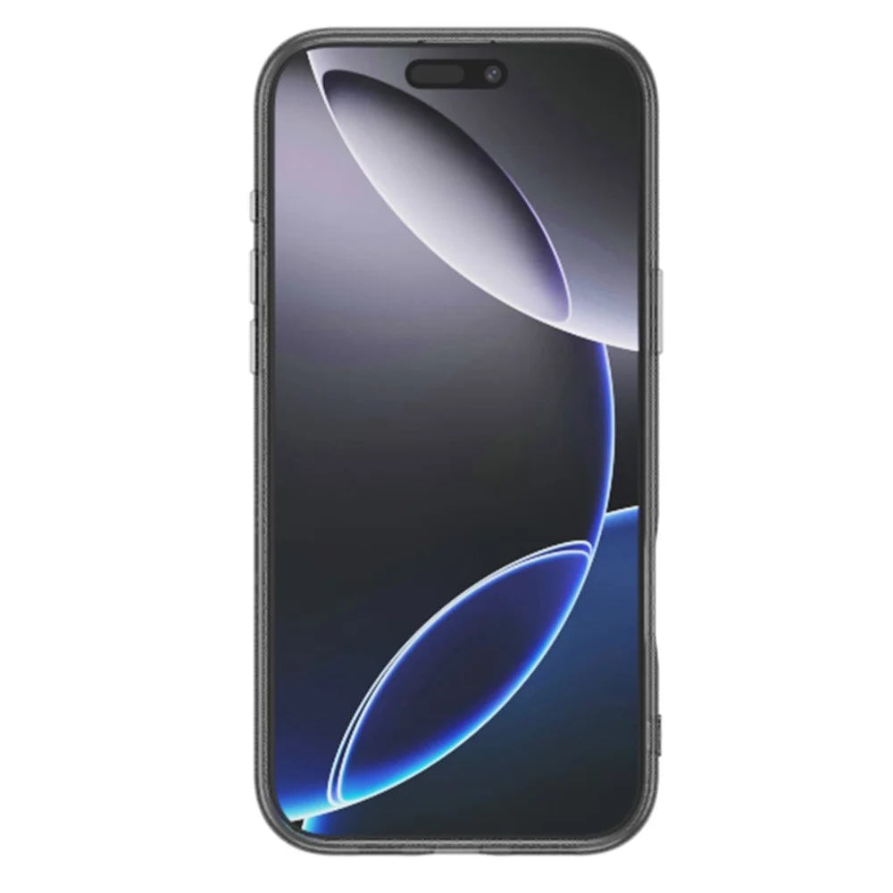 For iPhone 16 Pro Case High Transparency PC + TPU Phone Cover - Transparent Black - 2