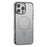 For iPhone 16 Pro Case Compatible with MagSafe Sparkling Glitter PC + TPU Phone Cover - Transparent Black - 3