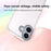 For iPhone 17 Case Reinforced Corner Shockproof TPU + Acrylic Phone Cover - White - 4