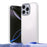 For iPhone 16 Pro Case Reinforced Corner Shockproof TPU + Acrylic Phone Cover - White - 1