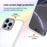 For iPhone 16 Pro Case Reinforced Corner Shockproof TPU + Acrylic Phone Cover - White - 3