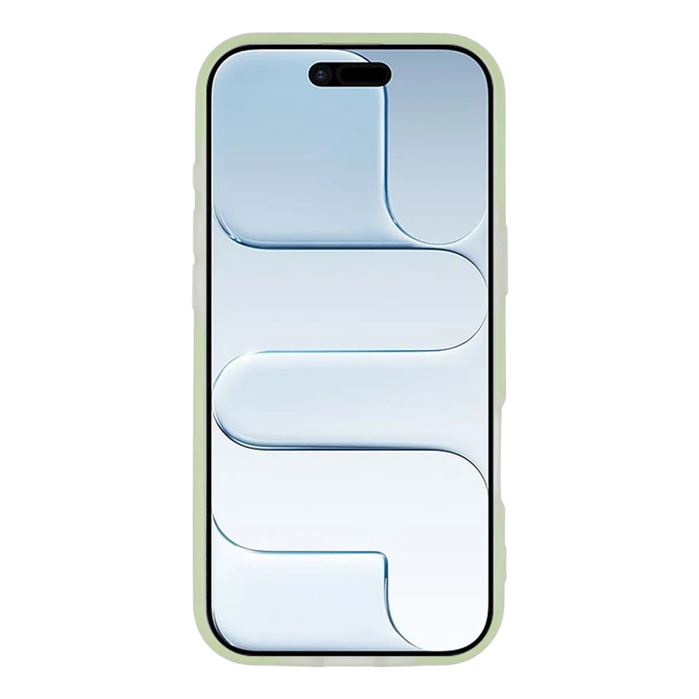 For iPhone Air Case Compatible with MagSafe PC + TPU Frosted Phone Cover Large Camera Cutout - Green - 2