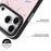 YOUNGKIT Cute Moments Series For iPhone 17 Pro Magnetic Case IMD Shockproof TPU Phone Back Cover - Pink Sugar Kitten - 7