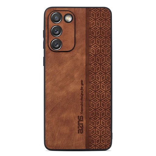 AZNS For Samsung Galaxy S20 FE 5G / S20 FE / S20 FE 2022 / S20 Lite Imprinted Pattern PU Leather Coated TPU Cover Anti-scratch Phone Case - Brown - 2