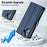 LC.IMEEKE L2 Series for iPhone 17 Case PU Leather Wallet Detachable Magnetic Phone Cover - Blue - 7