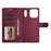 LC.IMEEKE L2 Series for iPhone 18 Pro Max / 17 Pro Max Case PU Leather Wallet Detachable Magnetic Phone Cover - Red - 5