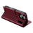 LC.IMEEKE L2 Series for iPhone 18 Pro Max / 17 Pro Max Case PU Leather Wallet Detachable Magnetic Phone Cover - Red - 6