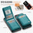 JEEHOOD For iPhone 8 4.7 inch / iPhone SE (2020) / iPhone SE (2022) / iPhone 7 4.7 inch Leather Back Cover Compatible with MagSafe  J06 Phone Case with Card Bag RFID Blocking - Blue - 3