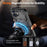 For iPhone 16 Plus Magnetic Case Ring Kickstand PC + TPU Hybrid Phone Cover - Black - 2