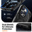 For iPhone 16 Pro Magnetic Case Ring Kickstand PC + TPU Hybrid Phone Cover - Black - 7