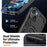 For iPhone 14 Magnetic Case Ring Kickstand PC + TPU Hybrid Phone Cover - Black - 7