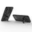 Hard PC + Soft TPU Case for Samsung Galaxy S23, Scratch-resistant Kickstand Cell Phone Cover - Black - 3