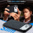 LC.IMEEKE L6 For iPhone 17 Pro Case PU Leather Coated PC TPU Phone Cover Compatible with MagSafe - Black - 6