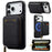 LC.IMEEKE L6 For iPhone 18 Pro / 17 Pro Magnetic Case Detachable Zipper Wallet Leather Coated PC + TPU Phone Cover - Black - 1