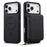 LC.IMEEKE L6 For iPhone 18 Pro / 17 Pro Magnetic Case Detachable Zipper Wallet Leather Coated PC + TPU Phone Cover - Black - 3