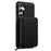LC.IMEEKE L6 For Samsung Galaxy S25 FE Magnetic Case Detachable Zipper Wallet Leather Coated PC + TPU Phone Cover - Black - 3
