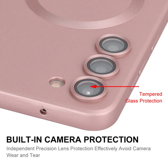 ENKAY HAT PRINCE For Samsung Galaxy A55 5G Magnetic Case   Scratch Proof TPU Phone Shell - Pink - 3