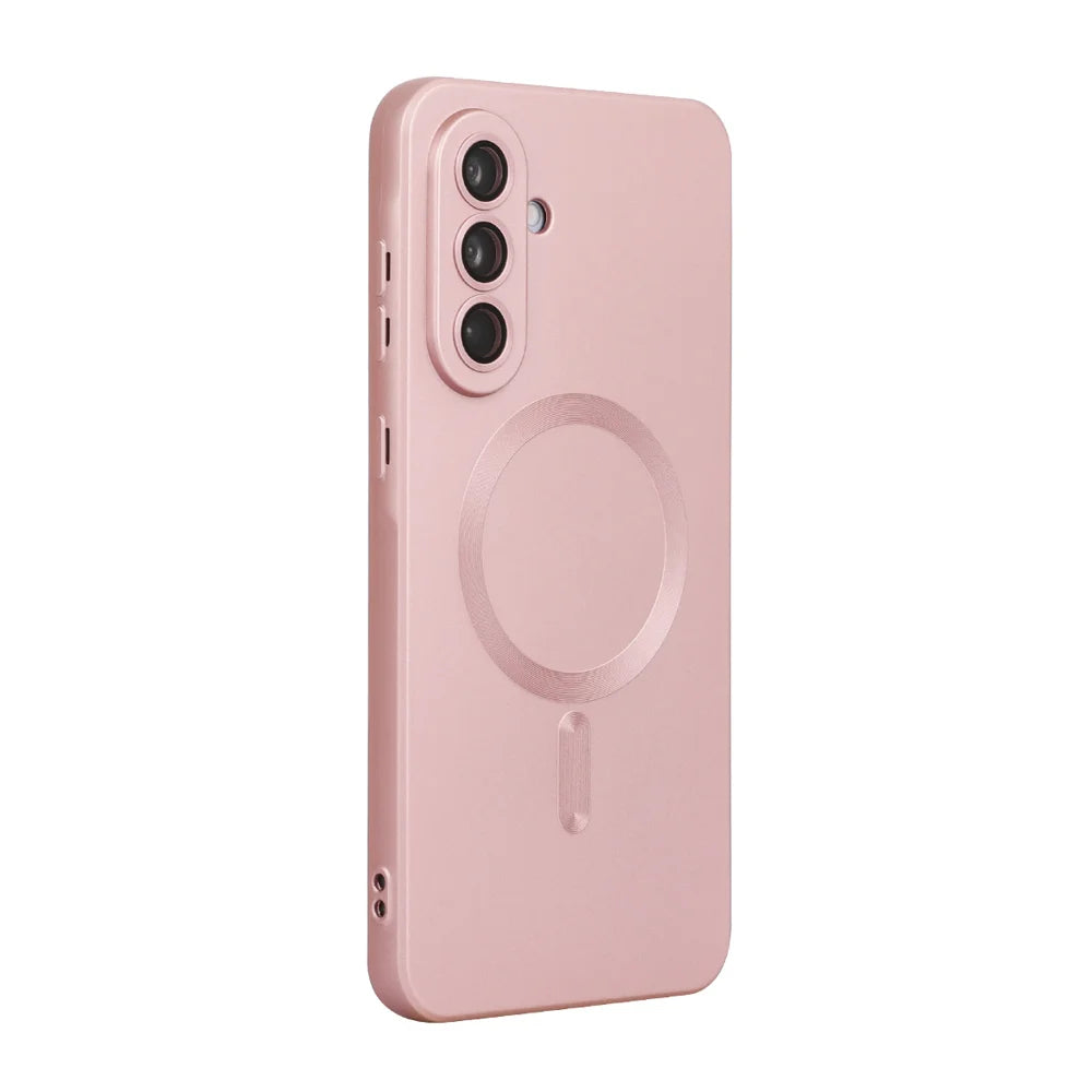 ENKAY HAT PRINCE For Samsung Galaxy A56 5G Magnetic Case   Scratch Proof TPU Phone Shell - Pink - 1